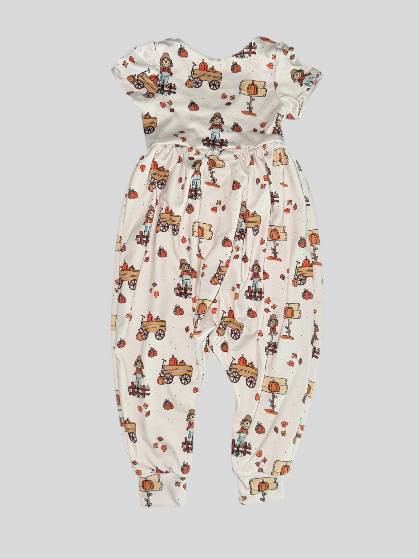 short sleeve long pants grace bubble romper